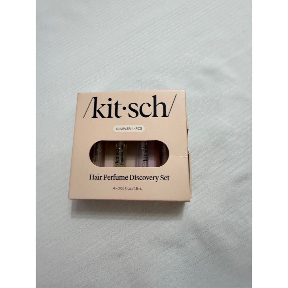 KITSCH Hair Perfume Discovery Set Sampler 4 X .05 Oz / 1.5mL Fragrances Spray